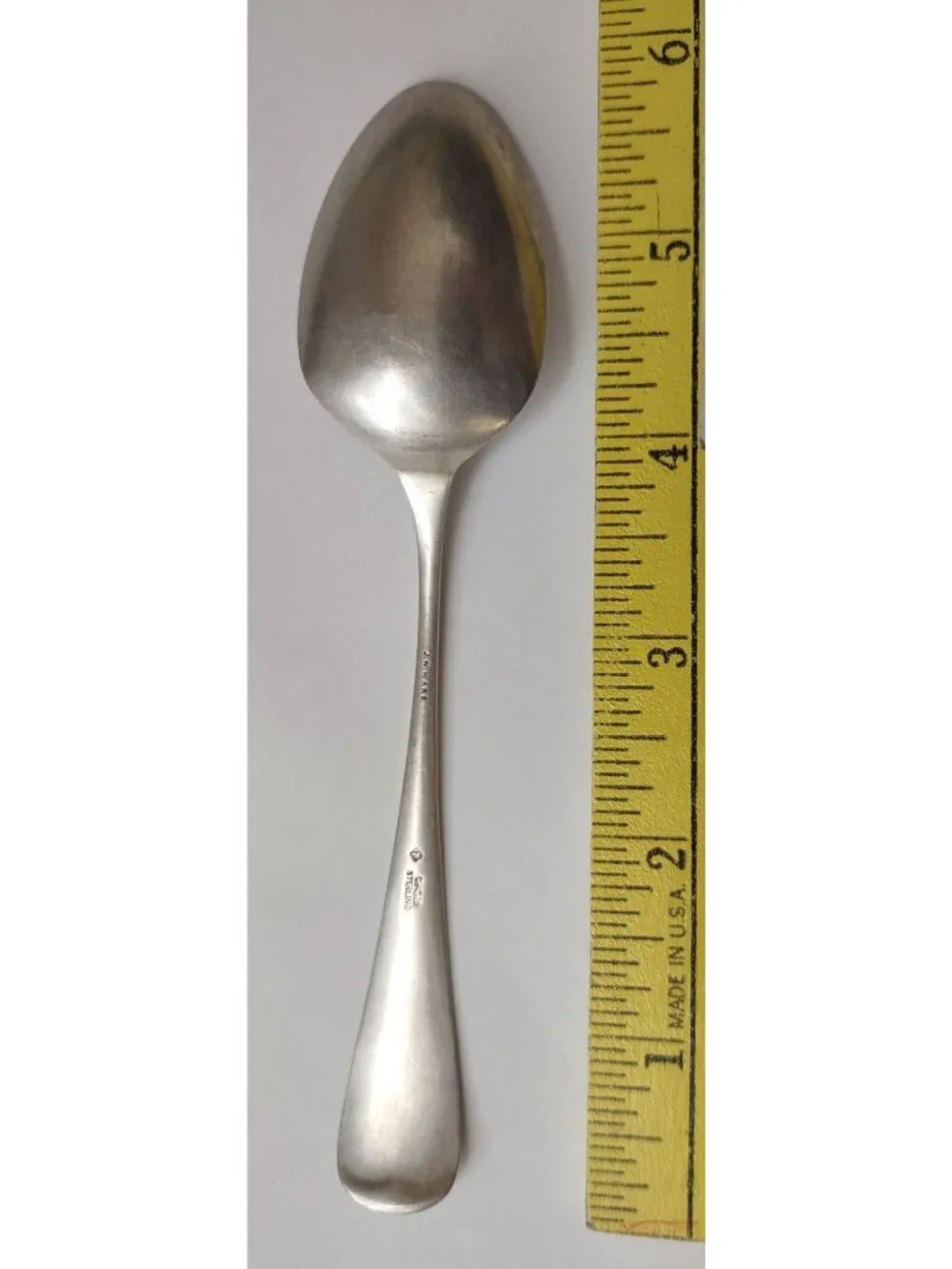 J.W. Ware Sterling Silver teaspoon spoon 5-7/8